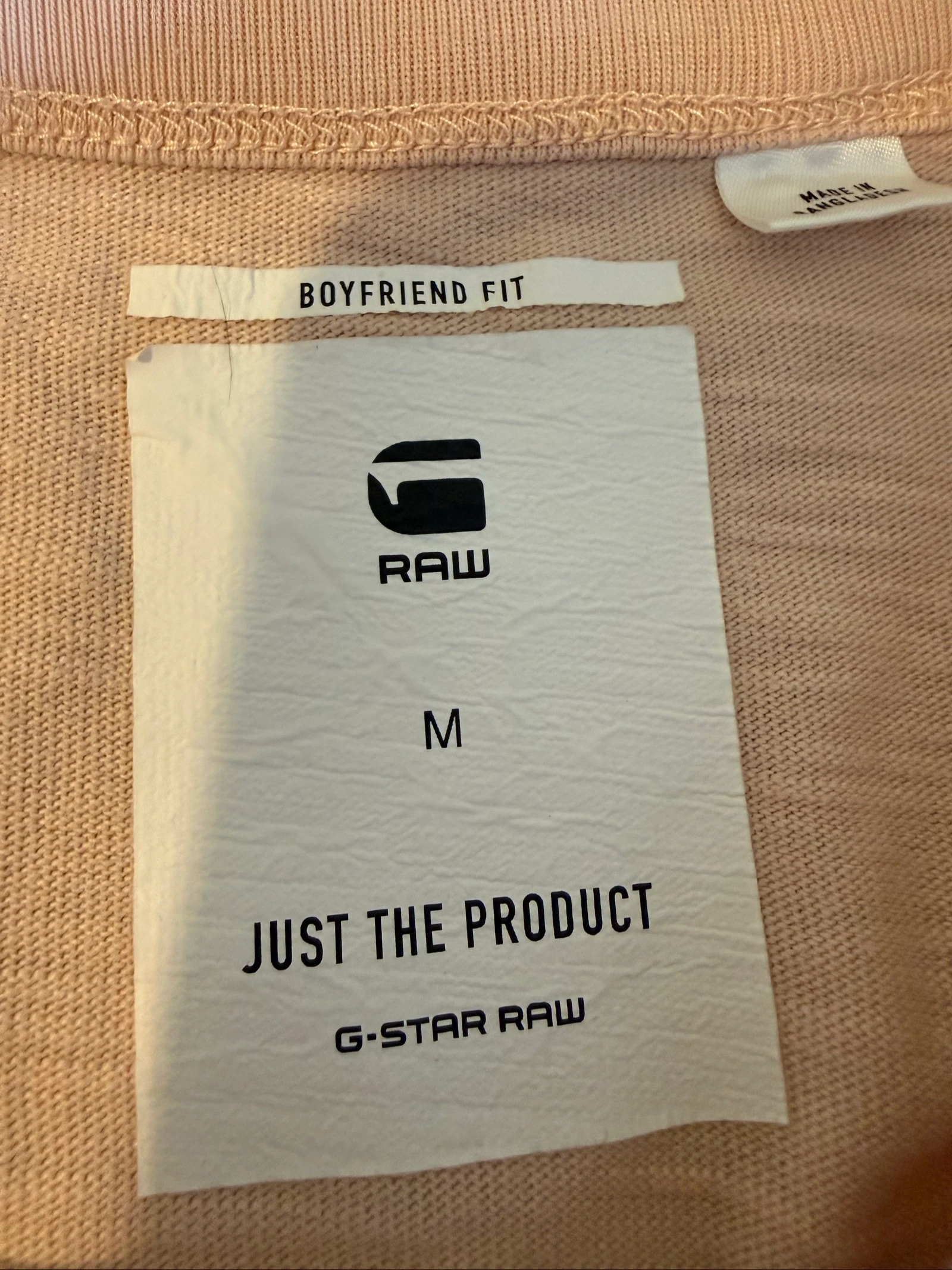Gebreide trui G-Star RAW dames M Boyfriend Fit roze poeder mouw 3/4 – Zeer goede staat – photo 5